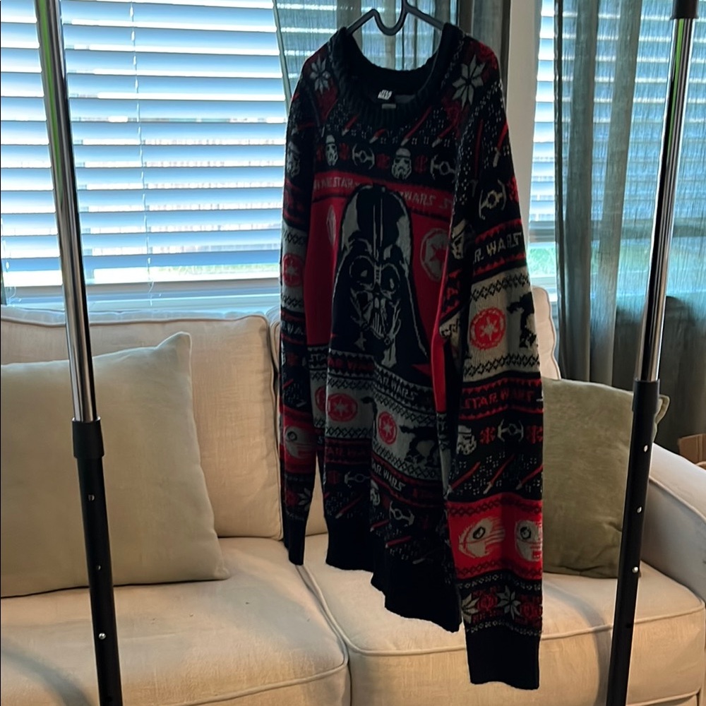 Star Wars Black and Red Crewneck Sweater